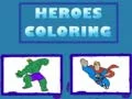 Jeu Coloriage des Héros en ligne Jeu Coloriage des Héros en ligne