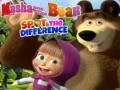 Jeu Masha et Michka: Trouve les différences en ligne Jeu Masha et Michka: Trouve les différences en ligne