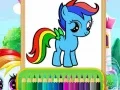 Jeu Coloriage Poney Merveilleux en ligne Jeu Coloriage Poney Merveilleux en ligne
