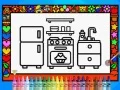 Jeu Colorier et décorer des chambres en ligne