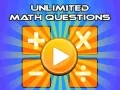 Jeu Questions de mathématiques illimitées en ligne