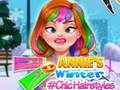 Jeu Les coiffures chic d'hiver d'Annie en ligne Jeu Les coiffures chic d'hiver d'Annie en ligne