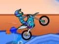Jeu Coureur de vélo coucher de soleil - Motocross en ligne