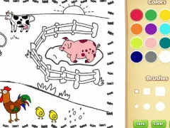 Jeu Livre de coloriage agricole pour les enfants en ligne