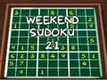Jeu Sudoku Week-end 21 en ligne