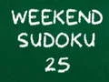 Jeu Sudoku Weekend 25 en ligne