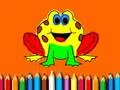 Jeu Retour à l'école : Livre de coloriage de grenouille en ligne