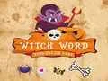 Jeu Jeu de Puzzle des Mots de Sorcière à Halloween en ligne