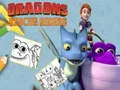 Jeu Livre de coloriage Rescue Riders de Dragons en ligne Jeu Livre de coloriage Rescue Riders de Dragons en ligne