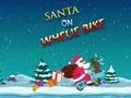 Jeu Père Noël En Moto en ligne