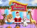 Jeu Salon de transformation des animaux de Noël en ligne