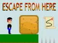 Jeu Échappée d'ici en ligne