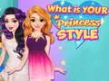 Jeu Quel est votre style de princesse en ligne
