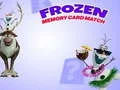 Jeu Match de Cartes Mémoire Gelées en ligne