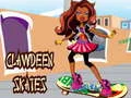 Jeu Clawdeen fait du patin en ligne Jeu Clawdeen fait du patin en ligne