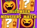 Jeu Halloween Monsters Match en ligne