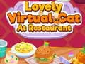 Jeu Joli chat virtuel au restaurant en ligne