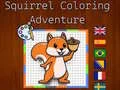 Jeu Aventure de coloriage d'écureuil en ligne