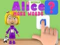 Jeu Monde d'Alice : Créez des Mots en ligne Jeu Monde d'Alice : Créez des Mots en ligne