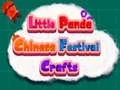Jeu Petit Panda Artisanats Chinois de Festival en ligne Jeu Petit Panda Artisanats Chinois de Festival en ligne