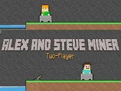 Jeu Alex et Steve: Mineur à Deux Joueurs en ligne