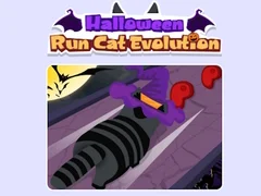 Jeu Course d'Halloween: Évolution de Chat en ligne