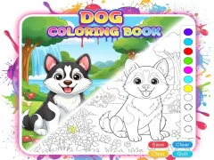Jeu Livre de coloriage pour chiens en ligne