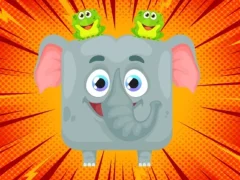 Jeu Volet de gelée. Faire l'éléphant en ligne
