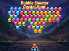 Jeu Chasse aux cristaux de tir à bulles en ligne