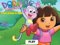 Jeu Dora l'exploratrice : trouver une carte cachée en ligne