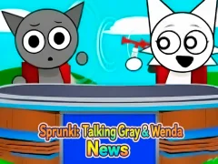 Jeu Sprunki : Talking Grey et Wenda News en ligne