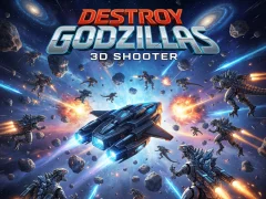Jeu Détruisez Godzillas : jeu de tir 3D en ligne