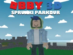 Jeu OBBY 3D Sprunki Parkour en ligne