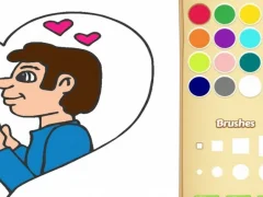 Jeu Livre de coloriage d'amour pour les enfants en ligne