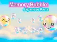 Jeu Bulle de mémoire : Kana japonais en ligne