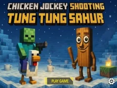 Jeu Poulet Jockey tirant sur Tung Tung Sahur en ligne Jeu Poulet Jockey tirant sur Tung Tung Sahur en ligne