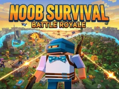Jeu Noob Survie : Battle Royale en ligne