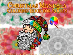 Jeu Livre de coloriage de mandala de Noël pour adultes en ligne