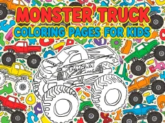 Jeu Coloriages Monster Truck pour les enfants en ligne