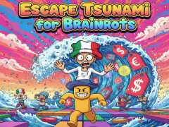 Jeu Échapper au tsunami pour Brainrots en ligne
