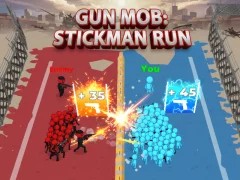 Jeu Gun Mob : Stickman Run en ligne