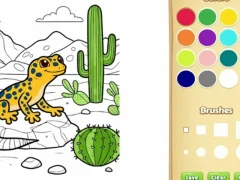 Jeu Livre de coloriage des animaux du désert pour les enfants en ligne