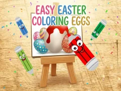 Jeu Easy Easter Coloring Eggs en ligne