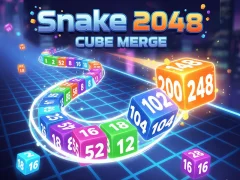 Jeu Snake 2048 : Fusion de cubes en ligne
