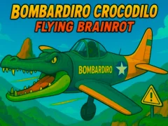 Jeu Bombardiro Crocodilo volant Brainrot en ligne