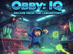 Jeu Obby : IQ s'échappe du laboratoire en ligne
