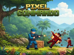 Jeu Pixel Commando en ligne