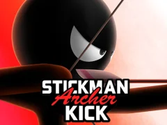 Jeu Stickman, archer, coup de pied en ligne
