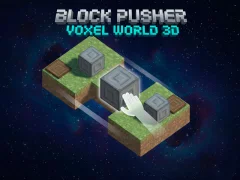 Jeu Bloc Poussoir Voxel World 3D en ligne