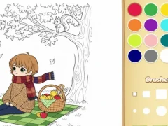Jeu Livre de coloriage confortable pour les enfants en ligne Jeu Livre de coloriage confortable pour les enfants en ligne